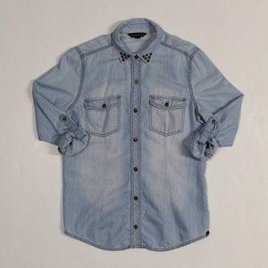ROCK & REPUBLIC BUTTON-DOWN SHIRT